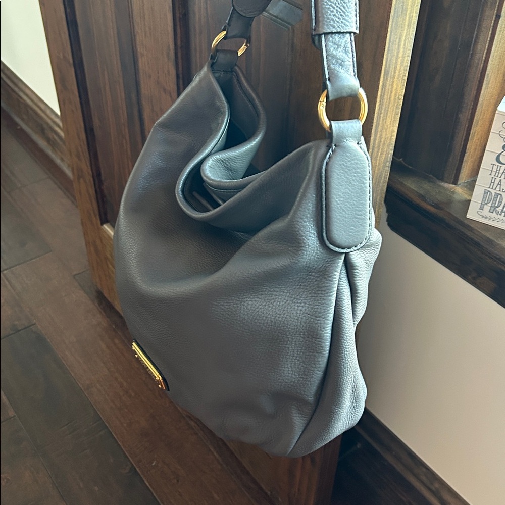 Marc By Marc Jacobs Charcoal Leather Hobo Bag - Picture 4 of 16